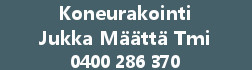 Koneurakointi Määttä Jukka Tmi logo